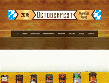 Tablet Screenshot of octoberfestmiami.com